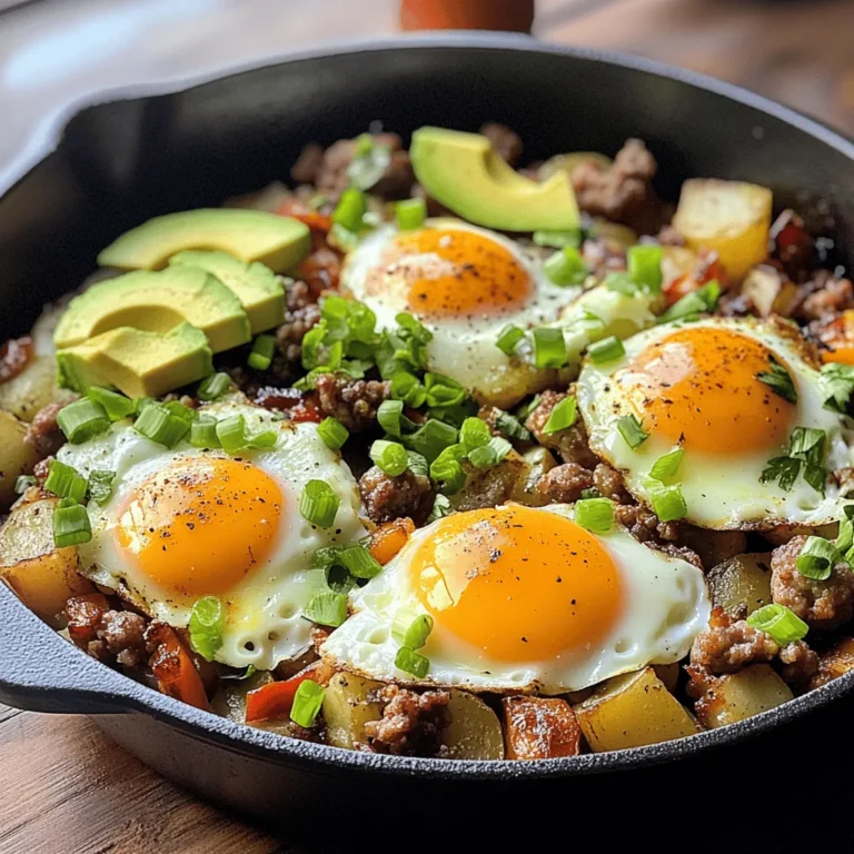Delve into the heartwarming world of breakfast with our Hearty Loaded Breakfast Hash Delight. This recipe is not just a meal; it's a comforting way to start your day, packed with flavor and nutrition. The fusion of crispy potatoes, savory sausage, and perfectly cooked eggs creates a symphony of tastes and textures that are sure to please everyone at the breakfast table. Whether you're preparing a hearty weekend brunch or a quick weekday meal, this loaded breakfast hash is versatile and easy to make. Let’s explore what makes this recipe a delightful addition to your morning routine and delve into the essence of breakfast hashes.