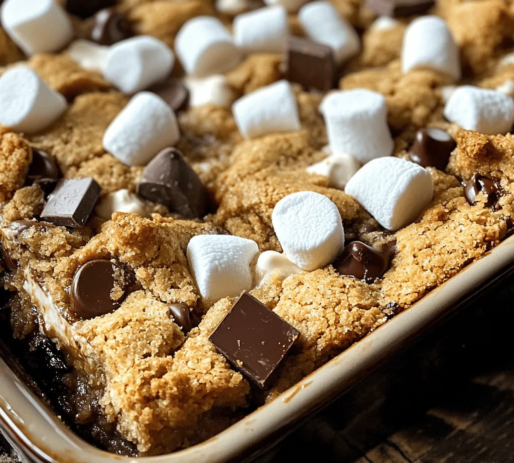In the world of desserts, few treats evoke the nostalgia of summer nights around a campfire quite like s'mores. The simple yet delightful combination of graham crackers, gooey marshmallows, and rich chocolate has captivated taste buds for generations. It’s a treat that not only brings back cherished memories of family gatherings and camping adventures but also satisfies the sweet tooth in a profound way. However, what if you could enjoy those same flavors in a convenient, easy-to-make form? Enter S'mores Cookie Bars—a delightful blend of chewy cookie, gooey marshmallow, and decadent chocolate, all baked into one irresistible dessert.