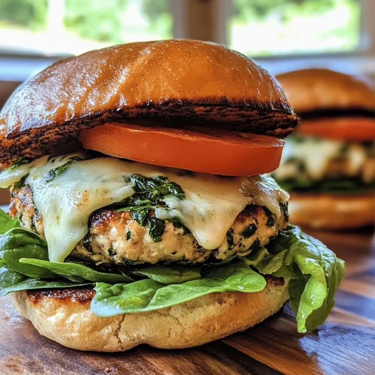 Chicken burgers have surged in popularity over the past few years, often praised for their lighter profile and versatility compared to traditional beef patties. They provide a delicious alternative for those seeking a healthier option without sacrificing flavor. Among the myriad of chicken burger recipes, the Savory White Cheddar and Spinach Chicken Burgers stand out as a unique and appealing choice. This recipe combines the rich, creamy flavor of white cheddar cheese with the vibrant freshness of spinach, creating a dish that is not only delectable but also packed with nutrients.