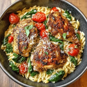 If you're looking to impress that special someone or simply elevate your weeknight dinner game, Marry Me Chicken Orzo is the dish that promises to deliver romance and flavor in every bite. This delightful one-pan meal combines succulent chicken thighs, creamy orzo pasta, and a medley of fresh vegetables, creating a dish that is both visually appealing and irresistibly tasty. The preparation is straightforward, making it accessible for both novice cooks and culinary enthusiasts, ensuring that you can whip up a gourmet experience without the fuss.