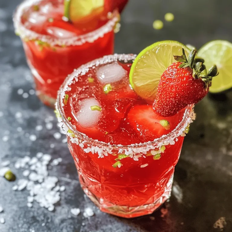 In recent years, the trend of mocktails has taken the beverage world by storm, captivating the hearts and palates of many. Mocktails, or non-alcoholic cocktails, have become a staple at social gatherings, offering a delicious alternative for those who prefer not to consume alcohol. Whether for health reasons, lifestyle choices, or simply a desire to enjoy a refreshing drink without the effects of alcohol, mocktails provide the perfect solution. One standout in this growing category is the Strawberry Lime Mocktail Margarita, a vibrant and invigorating beverage that embodies the essence of summer.