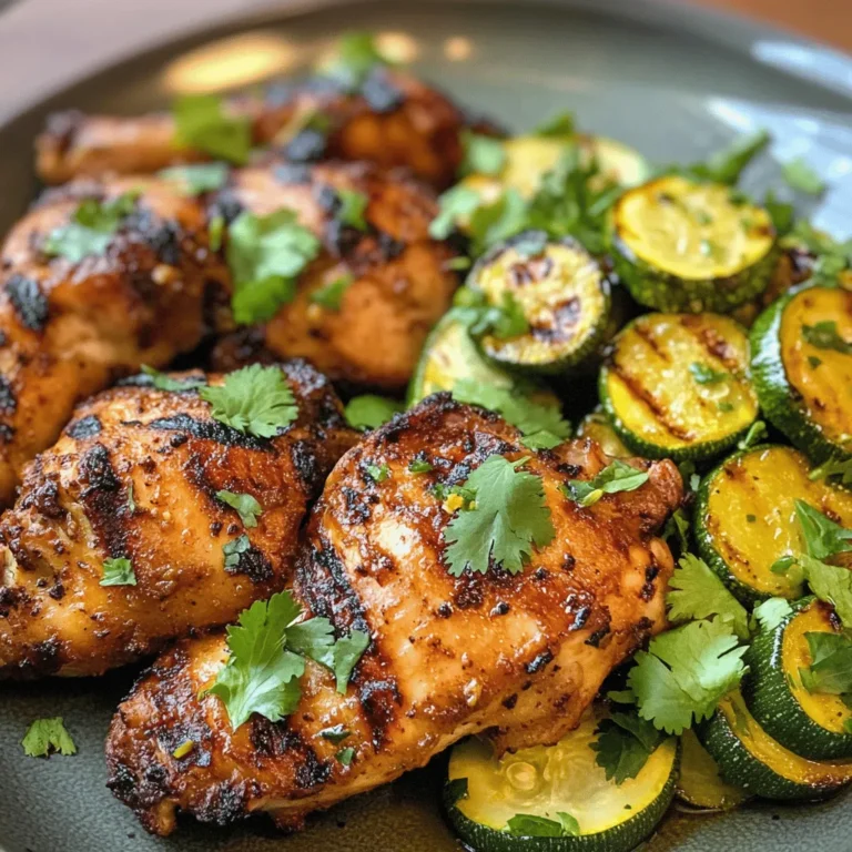 If you’re looking for a dish that bursts with flavor and offers a delightful culinary experience, look no further than Zesty Asado Chicken with Lemon Zucchini Delight. This recipe combines the rich, smoky flavors of traditional asado chicken with the bright, fresh taste of lemon zucchini, making it a perfect choice for a family dinner or a weekend barbecue. The appeal of this dish lies not only in its taste but also in its vibrant presentation, which is sure to impress your guests and family alike.
