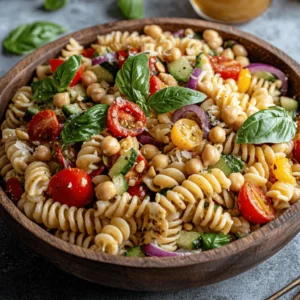 Imagine a colorful bowl filled with al dente pasta, crisp vegetables, and fragrant herbs, all tossed together in a zesty lemon dressing. This pasta salad embodies the concept of “freshness” in every bite. The bright flavors awaken your palate, while the textures create a delightful experience that is both satisfying and invigorating.