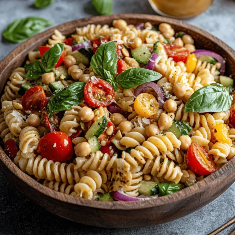 Imagine a colorful bowl filled with al dente pasta, crisp vegetables, and fragrant herbs, all tossed together in a zesty lemon dressing. This pasta salad embodies the concept of “freshness” in every bite. The bright flavors awaken your palate, while the textures create a delightful experience that is both satisfying and invigorating.
