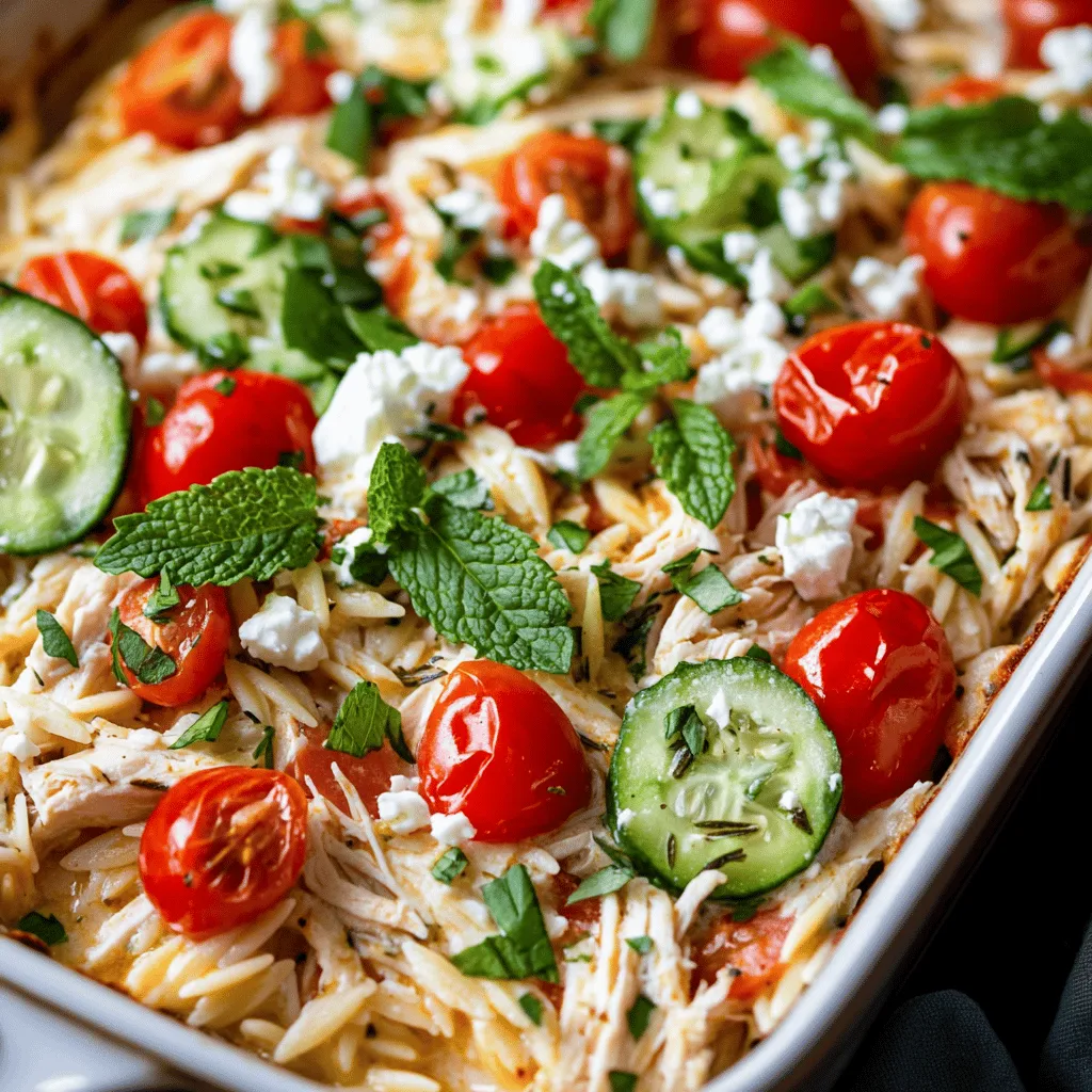 The Dump-and-Bake Chicken Tzatziki Casserole is an effortless yet delicious dish that beautifully melds the rich flavors of traditional Greek cuisine with the simplicity of modern cooking techniques. This recipe is particularly appealing for those busy weeknights when you crave something wholesome without spending hours in the kitchen. Featuring tender rotisserie chicken, a creamy tzatziki sauce, and comforting orzo pasta, this casserole promises to deliver vibrant flavors and satisfying textures in each bite.