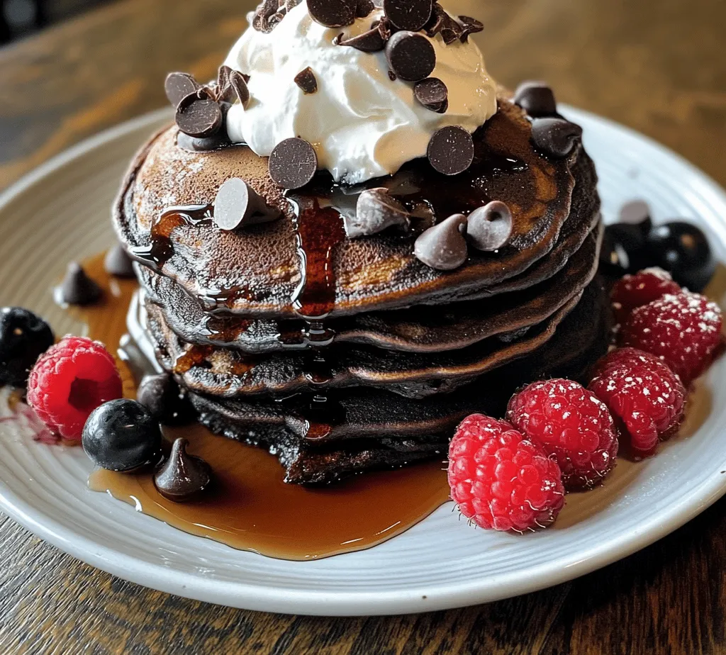 Chocolate pancakes have surged in popularity, captivating the hearts (and taste buds) of breakfast lovers everywhere. The mere mention of chocolate pancakes conjures images of fluffy, decadent stacks drizzled with syrup or topped with fresh fruit, making them an irresistible choice for breakfast, brunch, or even dessert. Whether you’re starting your day with a sweet indulgence or looking for a special treat to impress guests, chocolate pancakes are sure to please.
