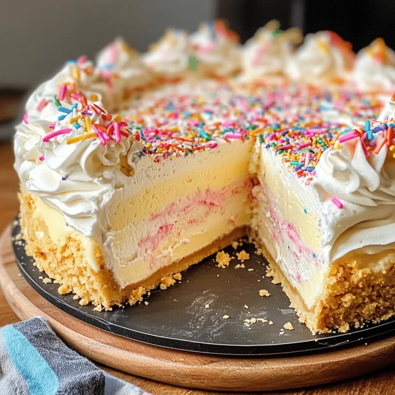 When it comes to desserts that leave a lasting impression, few can rival the allure of the Sugar Cookie Cheesecake. This delightful treat combines two beloved classics—sugar cookies and cheesecake—into a single, mouthwatering creation that is sure to please any crowd. The Sugar Cookie Cheesecake features a buttery, crumbly crust that perfectly complements a rich and creamy cheesecake filling, creating a harmonious blend of flavors and textures that is simply irresistible.