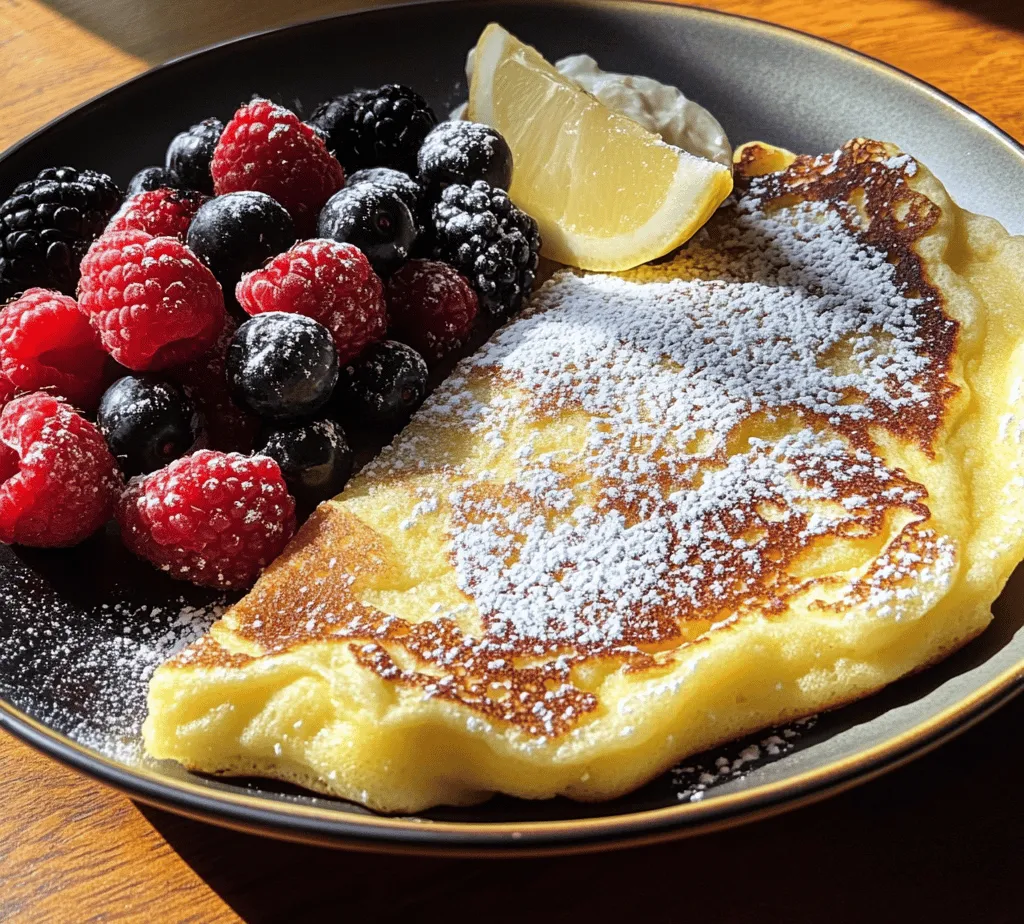 Pancakes have long held a special place in breakfast culture, gracing tables from cozy kitchens to bustling brunch spots around the world. These fluffy delights are not only a comforting start to the day but also a canvas for creativity, inviting an array of toppings and flavors. As breakfast enthusiasts seek new ways to elevate this beloved dish, the Baked German Pancake Delight emerges as a unique twist on traditional pancakes.