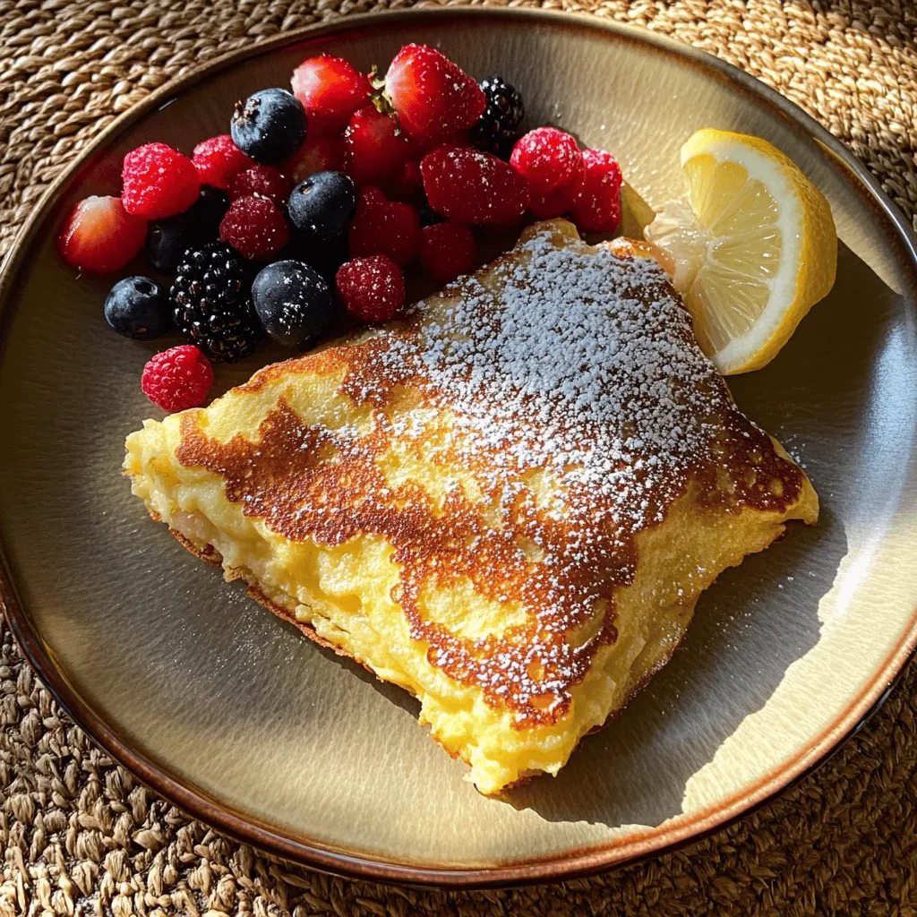 Pancakes have long held a special place in breakfast culture, gracing tables from cozy kitchens to bustling brunch spots around the world. These fluffy delights are not only a comforting start to the day but also a canvas for creativity, inviting an array of toppings and flavors. As breakfast enthusiasts seek new ways to elevate this beloved dish, the Baked German Pancake Delight emerges as a unique twist on traditional pancakes.