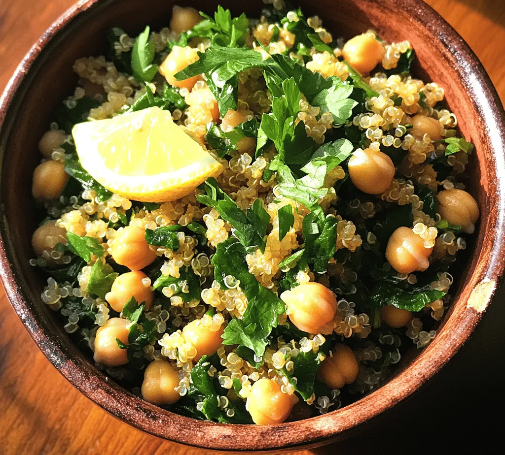 In the quest for nutritious, delicious, and satisfying meals, the Chickpea & Spinach Quinoa Bowl stands out as a perfect option. This vibrant dish is not only rich in flavor but also packed with protein and fiber, making it an excellent choice for anyone looking to enhance their diet. Quinoa, chickpeas, and spinach form a harmonious trio that provides a wealth of nutrients, all while being easy to prepare. Whether you are a busy professional, a health-conscious eater, or someone looking to explore plant-based options, this recipe can seamlessly fit into your weekly meal prep or serve as a quick dinner solution.