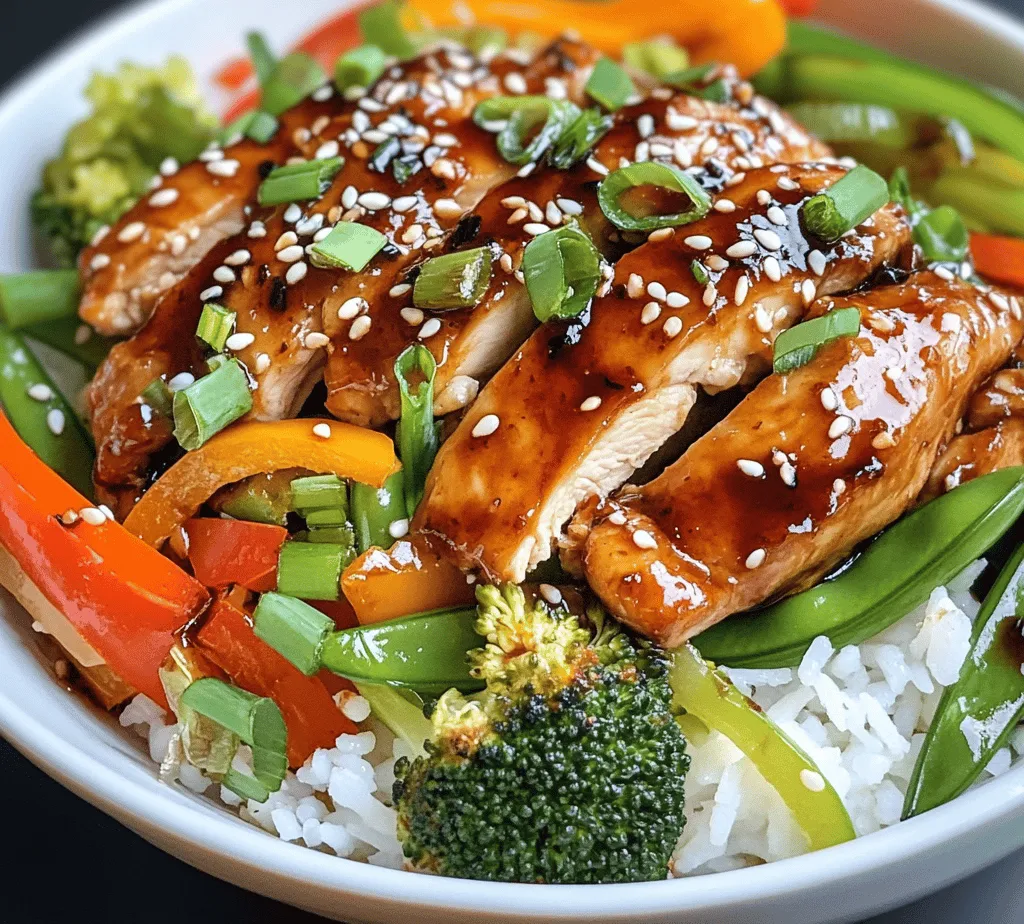 What makes Sticky Chicken Rice Bowls stand out is their remarkable ability to cater to a variety of tastes and preferences. The tender chicken thighs, marinated in a delightful blend of soy sauce and honey, yield an irresistible stickiness that clings to each grain of rice, creating a harmonious flavor profile. The addition of fresh garlic and ginger enhances the dish's aromatic quality while providing health benefits, making it not only a treat for the taste buds but also a nourishing option.