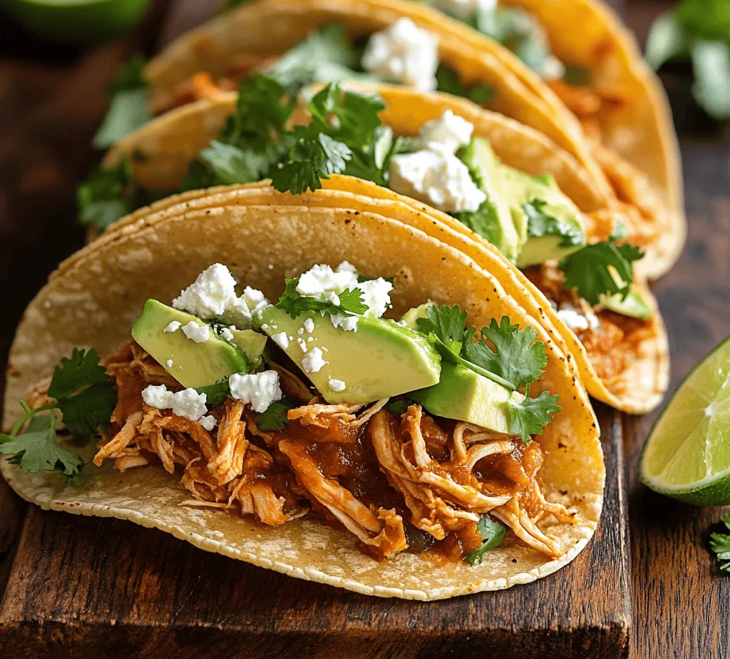 Get ready to awaken your taste buds with the best Chicken Tinga Tacos! Bursting with vibrant flavors and enticing aromas, this dish serves as a gateway to the rich culinary heritage of Mexico. Featuring tender, shredded chicken simmered in a rich and smoky sauce, Chicken Tinga Tacos are the perfect fusion of comfort food and gourmet dining, making them an ideal choice for family dinners or casual gatherings with friends.